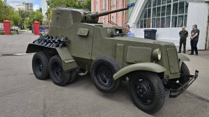 Бронемашина БА-10 из коллекции Игоря Шишкина, выставка "Моторы Войны", июль 2024