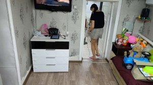 Уборка в доме. Отключили воду.Быт без воды.