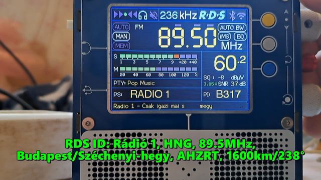 31.08.2024 12:27UTC, [Es], Rádió 1, Венгрия, 89.5МГц, 1600км