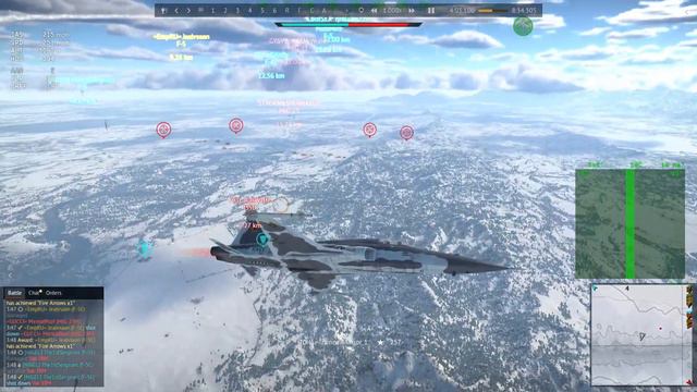 F-5E Tiger II vs J35D Draken | WarThunder смотреть онлайн