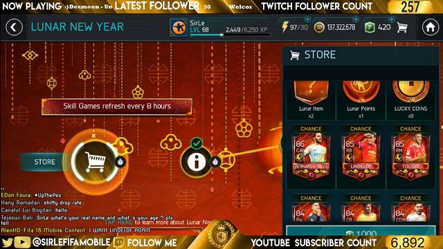 FIFA MOBILE (LIVE) | LUNAR NEW YEAR EVENT!!! смотреть онлайн