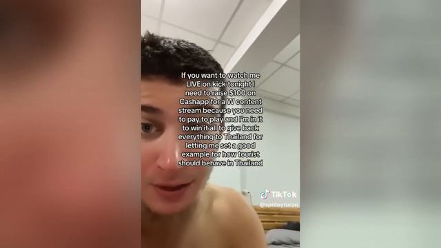 This tiktok streamer is in a mental hospital - Turan spidey