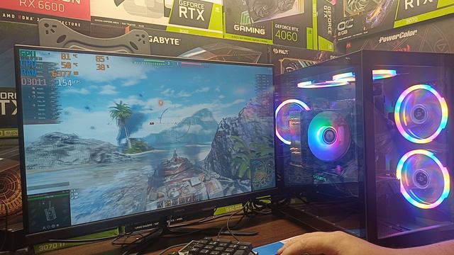 Test game E5 1650v4, GTX 1070 ti, 16gb