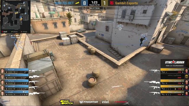 NAVI СОВЕРШАЮТ СЕНСАЦИЮ НА ТУРНИРЕ! NAVI vs Gambit - CIS RMR 2021 (CS:GO) смотреть онлайн