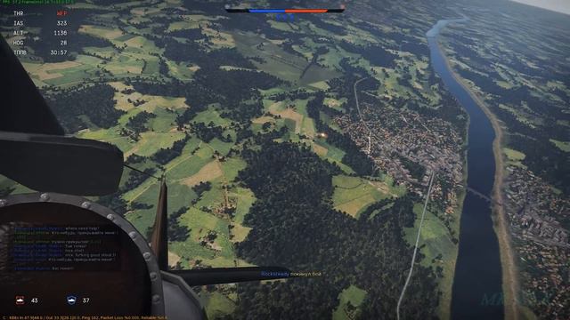 War Thunder MK.Mr.X на FW-190A5 смотреть онлайн