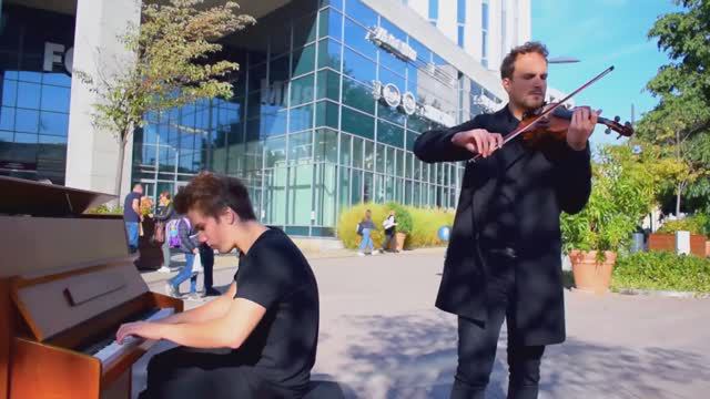TAKE ME TO CHURCH - STREET PIANO & VIOLIN PERFORMANCE Peter Buka