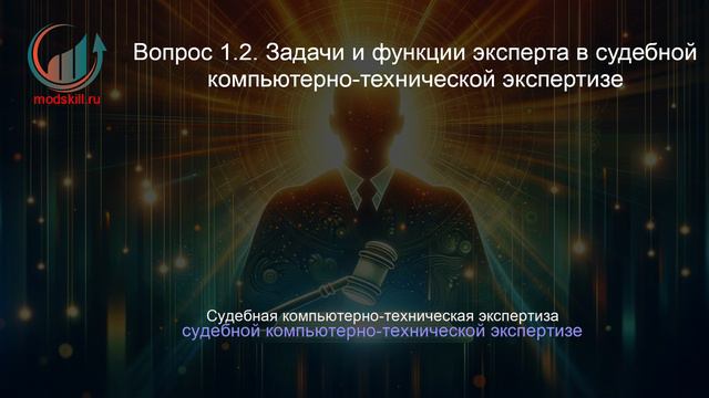 Судебная компьютерно-техническая экспертиза. Лекция. Профессиональная переподготовка для всех!