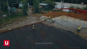 Устройство фундаментой плиты в Estate Mall