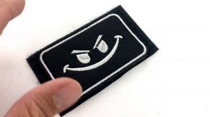 Шеврон Улыбка, нашивка на липучке