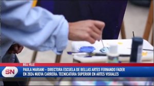 ANUNCIAN NUEVA TECNICATURA EN LA ESCUELA DE BELLAS ARTES FERNANDO FADER