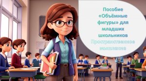 Как сделать объёмные фигуры? Пособие для тренировки пространственного мышления/ Начальная школа
