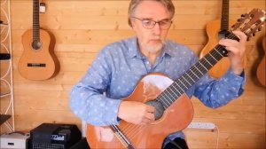 Adagio by Ferdinand Carulli  - easy classical guitar duets - Nigel playing part 2