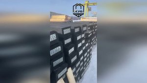 Загрузка шпал на вагон