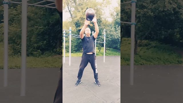 работа с гирей