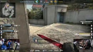 olofmeister incredible AWP 2 for 1 clutch - fnatic vs Luminosity CS:GO IEM Katowice 2016 Final