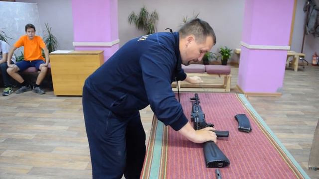 ОБУЧЕНИЕ как разбирать автомат АК-74 быстро l ЦВЕТ НАЦИИ