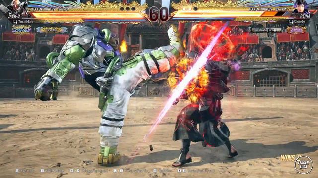 Tekken 8 ▰ Anakin (Jack 8) Vs Society (Reina) ▰ Ranked Matches! смотреть онлайн