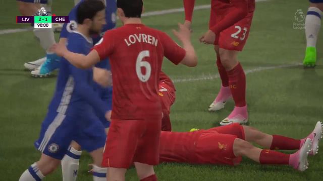 Coutinho Free kick winner vs Chelsea - FIFA 17 смотреть онлайн