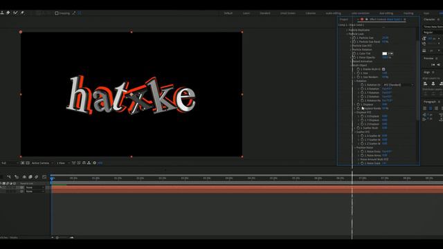 Glowing 3D text - After Effects Tutorial смотреть онлайн