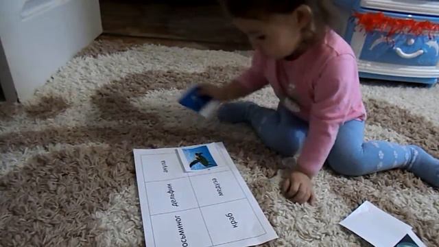 Умничка Ангелина (1 год и 11 мес), проверка по чтению