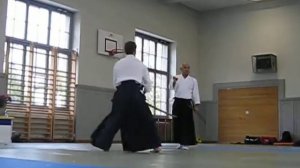 12 Gyaku-Hanmi Omote Shihonage (second version, Ken-tai-Ken)