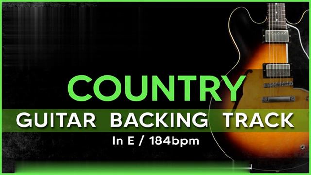 Country Modern Country Backing Track In E