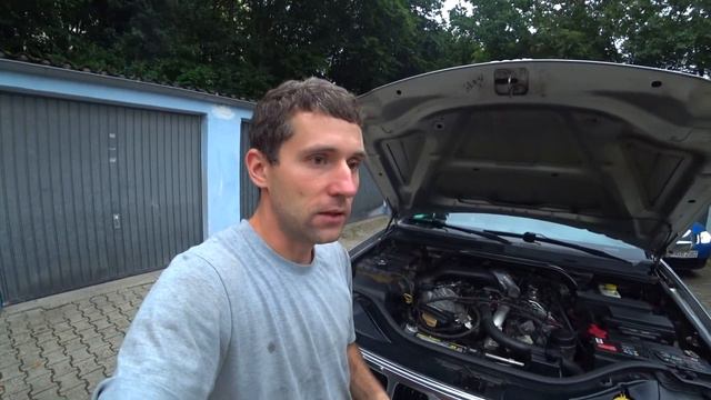 Jeep Grad Cherokee WH Turboschaden Om642, замена турбины.