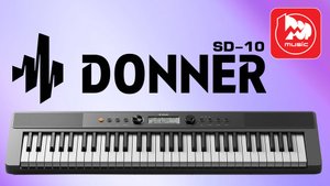 Синтзетор и пианино Donner SD-10 || Стойка, банкетка и даже наушники в комплекте - бери и играй!