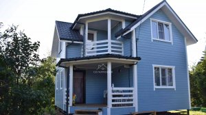 Видеоотзыв о строительстве каркасного дома 7х7м. по проекту "Подольск".