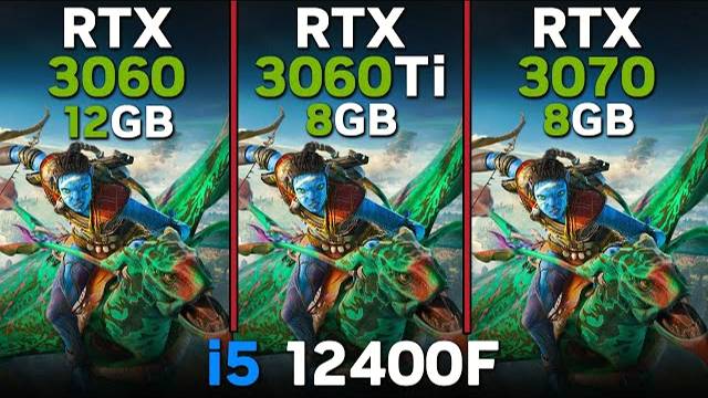 ТЕСТ RTX3060 12GB VS RTX3060TI 8GB VS RTX3070 8GB смотреть онлайн