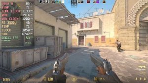 Counter-Strike 2 - Ryzen 5 3500U + VEGA 8 - 720p, Low Settings, 35W TDP