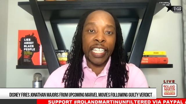 Marvel FIRES Jonathan Majors After Jury Finds Actor Guilty of Assault | Roland Martin