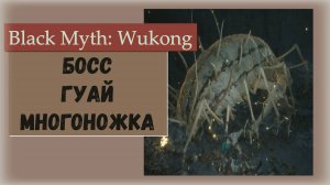 Black Myth Wukong. Босс Гуай - многоножка.