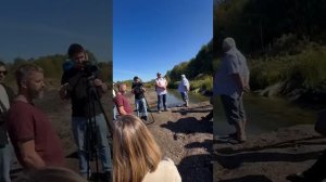 Появилось видео перепалки одного из создателей дамбы на Усманке с министром экологии области.