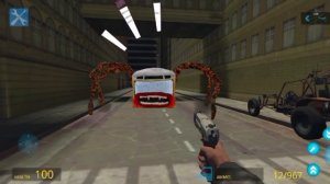 GIANT TOPAZ BUS EATER and CAR EATER  wanted to DEVOUR me!!!! | Gmod horror realism