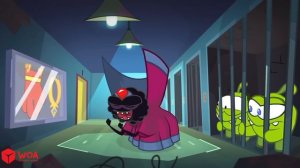 Om Nom And His Superhero Day | Parody of Om Nom's Story (Cut the Rope) | Woa Parody