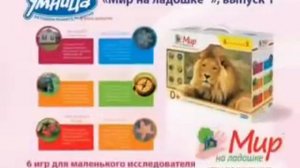 Мир на ладошке от Умницы, развивающие игры