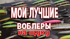 Мои лучшие воблеры на щуку