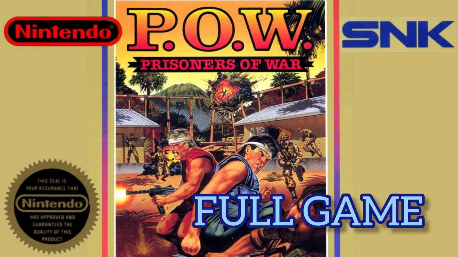 P.O.W. - Prisoners of War (Getaway)| NES | Полное прохождение