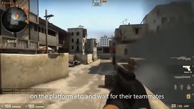 Markeloff taught to play on duste 2 CS:GO(Маркелов учит играть на duste 2)