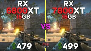 ТЕСТ - RX6800XT 16GB vs RX7800XT 16GB