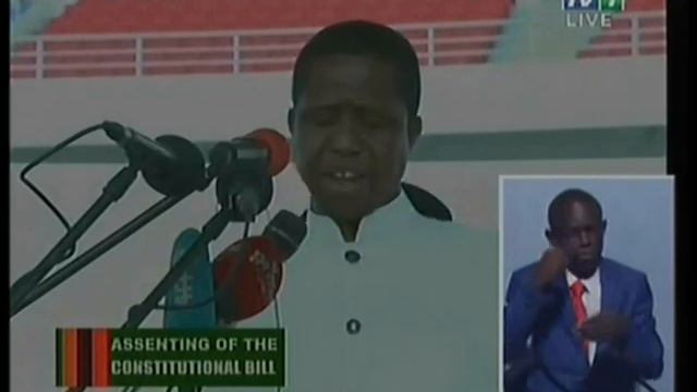 Zambian President Edgar Lungu assents to the Constitution amendment bill-Full Video смотреть онлайн