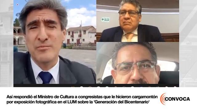 Ministro de Cultura responde a Manuel Merino y Fujimoristas смотреть онлайн