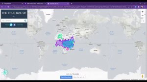 ASMR True World Map (Geography ASMR)