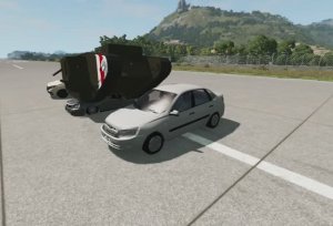 BeamNG в замедлении #2 (BeamNG in slow motion #2) 2.01.2021