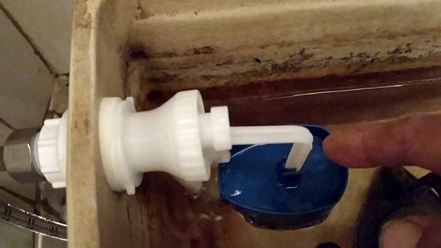 Замена заливного клапана бачка унитаза