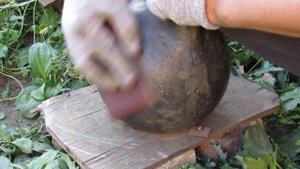 ПРОШЛА ЧЕРЕЗ ОГОНЬ ||Реставрация советской гири || Kettlebell restoration