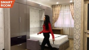 Шкаф-кровать плюс мебельная горка Smart Room