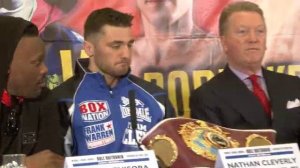 NATHAN CLEVERLY v ROBIN KRASNIQI / CHISORA / HARRISON v WALSH FULL PRESS CONFERENCE / RULE BRITANNI