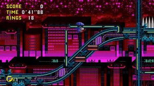 Sonic CD: Гонка с Метал Соником